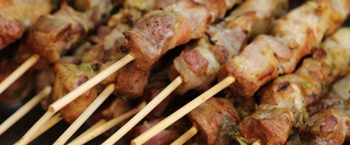 Σήμερα που είχε πολλά σουβλάκια